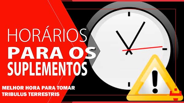 Melhor horário para tomar Tribulus Terrestris